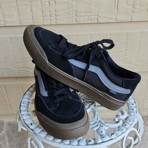 Vans Berle Black With Gum Sole Skate Shoes